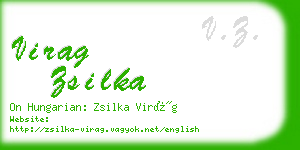 virag zsilka business card